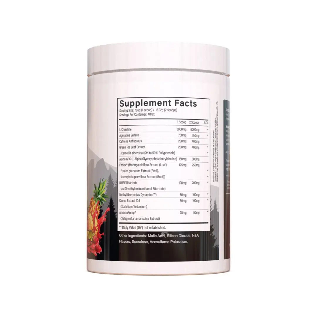 KLIMA MOUNTAIN PRE-WORKOUT TROPICAL BREEZE